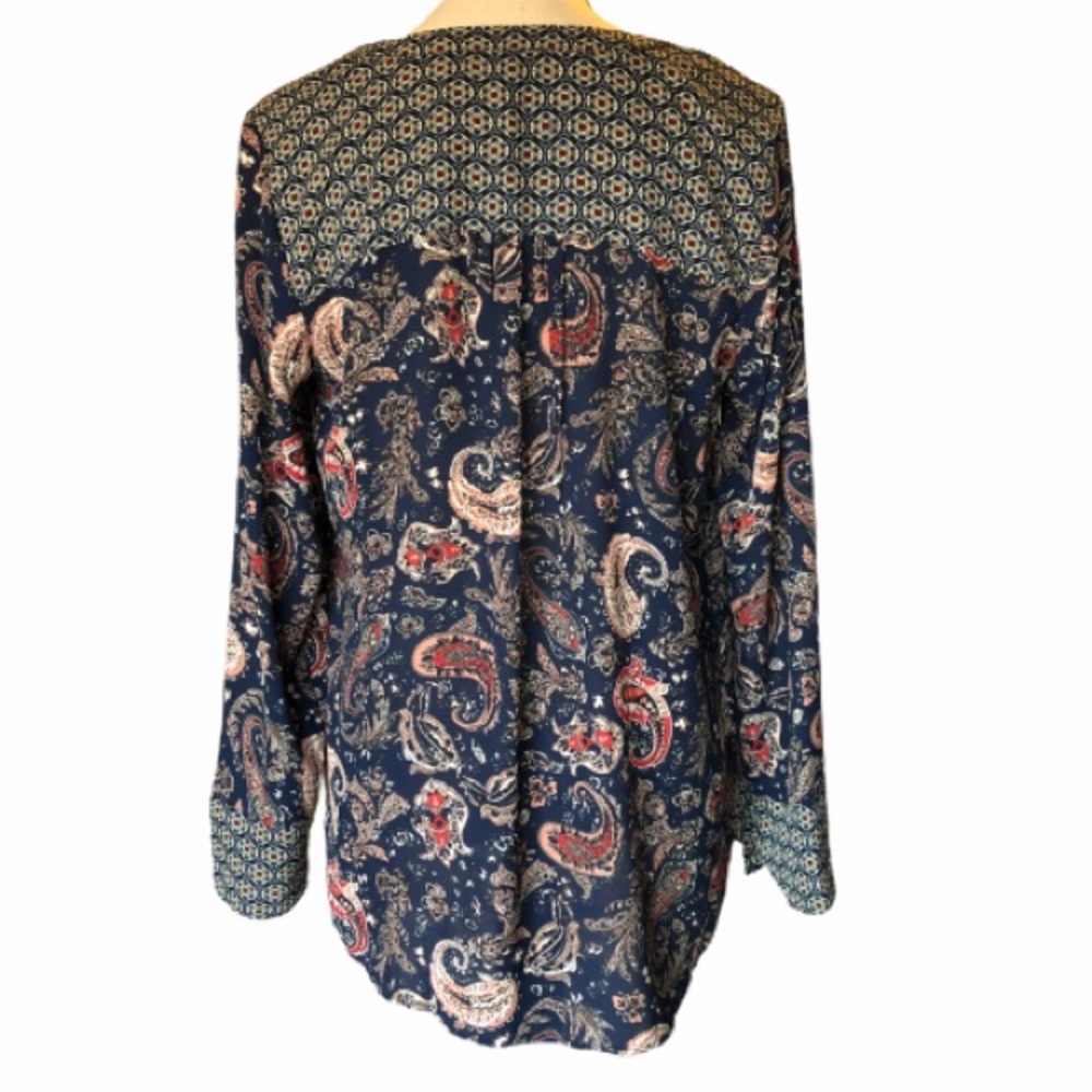 DR2 Paisley Long Sleeve Shirt Medium - Picture 2 of 6